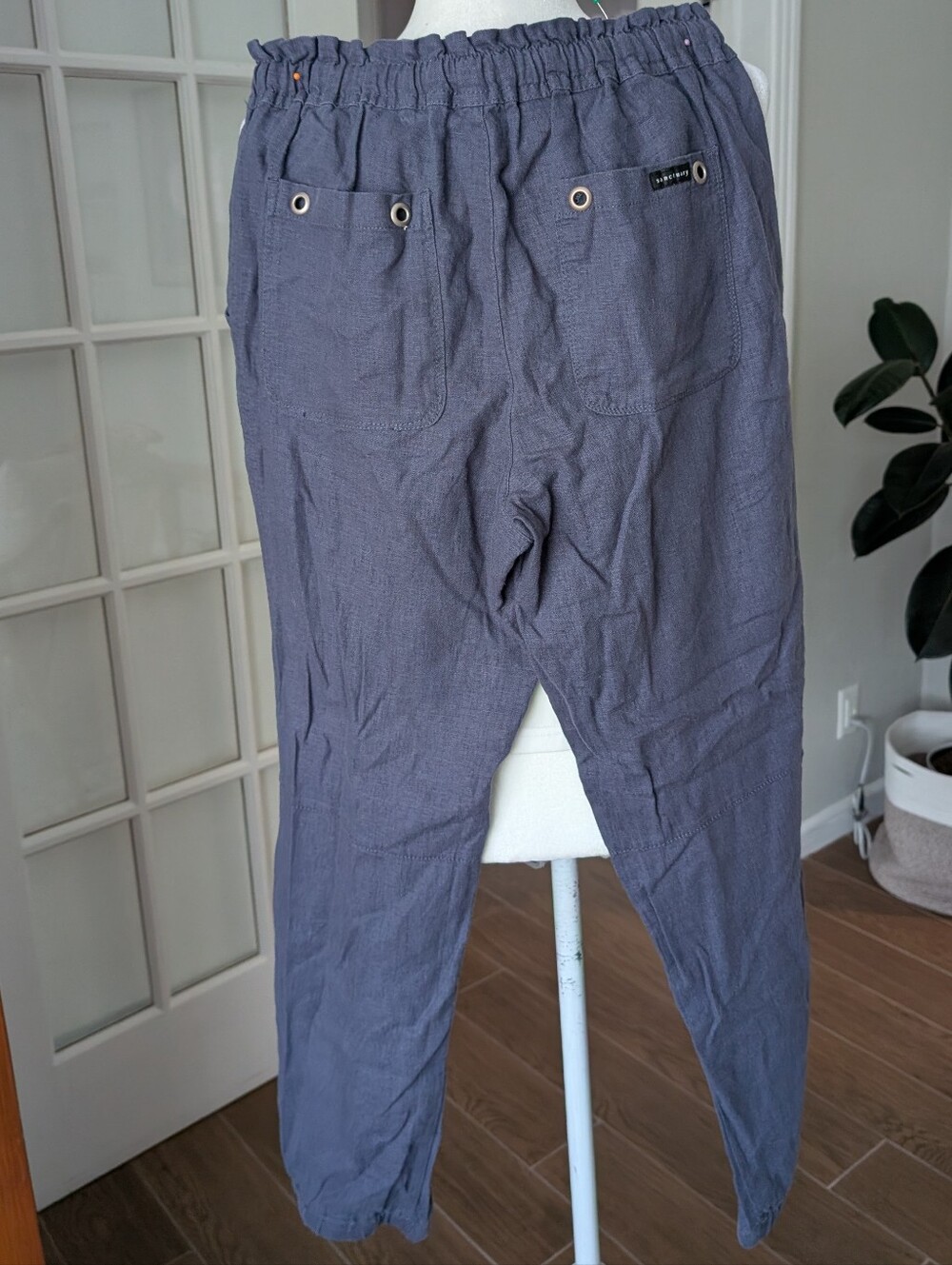 Sanctuary Linen Blend Joggers Small - Picture 8 of 9